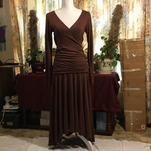 Chocolate brown dress